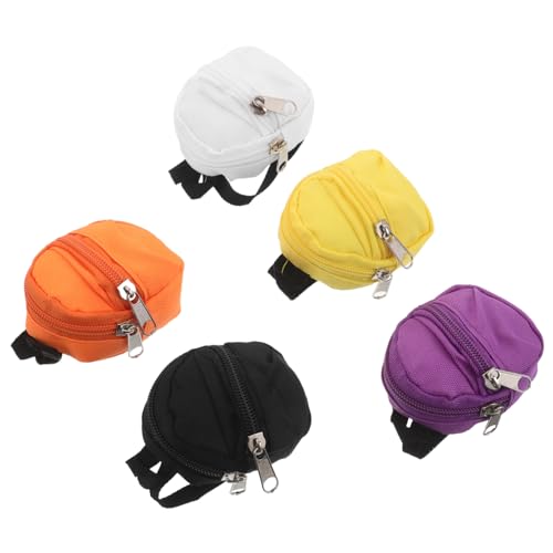 KOMBIUDA 5 Stück Teiliges Mini Rucksack Schlüsselanhänger aus Strapazierfähigem Material mit Doppelreißverschluss Multifunktionaler Schlüsselbörse Geeignet als Geschenk für Frauen KOMBIUDA 5 Stück Teiliges Mini Rucksack Schlüsselanhänger aus Strapazierfähigem Material mit Doppelreißverschluss Multifunktionaler Schlüsselbörse Geeignet als Geschenk für Frauen von KOMBIUDA