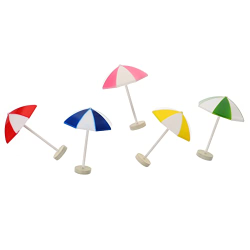 KOMBIUDA 5 Stück Teiliges Miniatur Künstliche Sonnenschirme Bunte Stranddekoration für Mikro Landschaften Hawaii Party DIY Adornments Lebensechte Mini Puppen Accessoires KOMBIUDA 5 Stück Teiliges Miniatur Künstliche Sonnenschirme Bunte Stranddekoration für Mikro Landschaften Hawaii Party DIY Adornments Lebensechte Mini Puppen Accessoires von KOMBIUDA