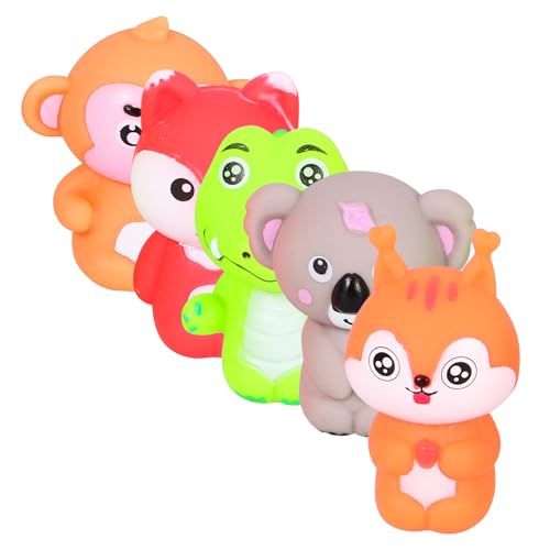 KOMBIUDA 5 Stück Tierfiguren Spielzeug Marionette Eltern Kinder Spielzeug Fingerspielzeug Fingerspielzeug Für Eltern Kind Spielspielzeug Fingerspielzeug Für Figuren Finger PVC von KOMBIUDA