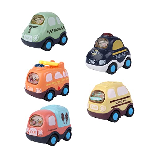 KOMBIUDA 5pcs Kinder Cartoon Auto Spielzeug Trägheit Design Für Kinder Interaktive Spielen von KOMBIUDA