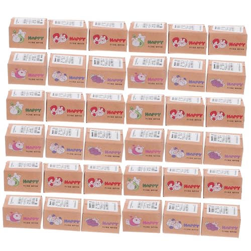 KOMBIUDA 50 Stück Maßstab Kreative Geschenkverpackung Leicht Kompakt Für Puppenhaus Dekoration Kleine Geschäftspost Zubehör KOMBIUDA 50 Stück Maßstab Kreative Geschenkverpackung Leicht Kompakt Für Puppenhaus Dekoration Kleine Geschäftspost Zubehör von KOMBIUDA