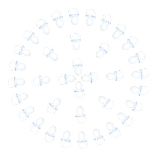 KOMBIUDA 50 Stück Shower Deko Junge Mini Kunststoff Nuckel Interaktive Babyparty Spiel Deko für Jungen Mädchen Vielseitige Tischdeko Gastgeschenke Sichere Partydekoration KOMBIUDA 50 Stück Shower Deko Junge Mini Kunststoff Nuckel Interaktive Babyparty Spiel Deko für Jungen Mädchen Vielseitige Tischdeko Gastgeschenke Sichere Partydekoration von KOMBIUDA