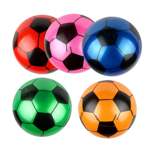 KOMBIUDA 5St aufblasbarer Fußball Spielzeug für Kinder kinderspielzeug игрушки для девочек Boy Toys Spielzeug-Sportbälle für Kinder Mini-Fußball Spielzeuge Outdoor-Spielset Indoor-Sportball von KOMBIUDA