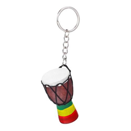 KOMBIUDA 5st Djembe-schlüsselanhänger Schlüsselanhänger-trommelornament Afrikanische Trommel-schlüsselanhänger Schlüsselanhänger Für Musikliebhaber Djembe-trommel-charme Zinklegierung von KOMBIUDA