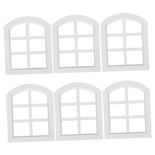 KOMBIUDA 6 Stück Maßstab Miniatur Fensterrahmen für DIY Basteln und Realistische Puppenhaus Einrichtung Zubehör KOMBIUDA 6 Stück Maßstab Miniatur Fensterrahmen für DIY Basteln und Realistische Puppenhaus Einrichtung Zubehör von KOMBIUDA