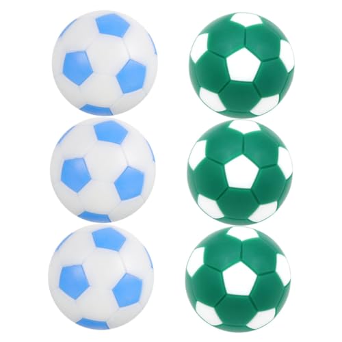 KOMBIUDA Tischfußball Bälle Ersatzbälle Mini Tischfußball Zubehör Für Tischfußballspiele 32mm Größen Dunkelgrün/Und Hellblau/ von KOMBIUDA