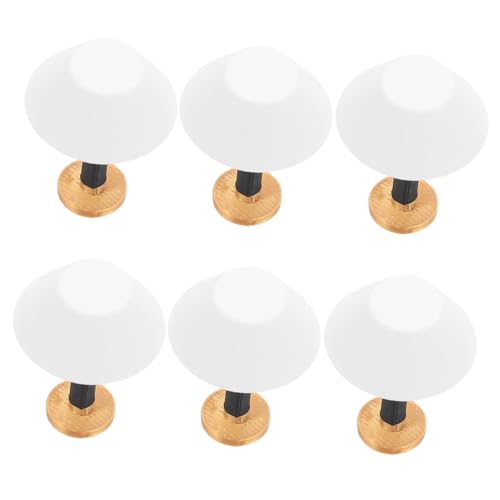 KOMBIUDA 6 Stück Miniatur Tischlampe Kunststoff Kleine Nachttischlampe für Puppenhaus Miniatur Schreibtischlampe für Mikro Landschaft Deko KOMBIUDA 6 Stück Miniatur Tischlampe Kunststoff Kleine Nachttischlampe für Puppenhaus Miniatur Schreibtischlampe für Mikro Landschaft Deko von KOMBIUDA