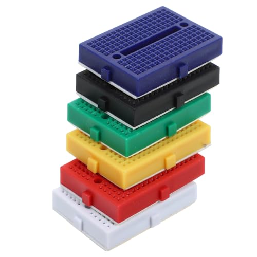 KOMBIUDA 6 Stück Teiliges Mini Steckbrett Lötfrei für Experimentelle Schaltungen Kleine Steckbretter in Farben für und DIY Projekte Praktische Verbundbare Versuchsbretter KOMBIUDA 6 Stück Teiliges Mini Steckbrett Lötfrei für Experimentelle Schaltungen Kleine Steckbretter in Farben für und DIY Projekte Praktische Verbundbare Versuchsbretter von KOMBIUDA