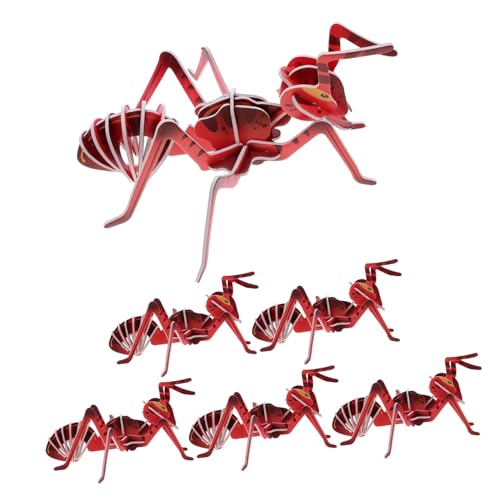 KOMBIUDA 6 Stück Teiliges Stem Wissenschafts-Experiment Ameisen Puzzle Lernspielzeug für Einfache Montage Insektenmodell für Vorschulkinder Fördert Kreativität und Biologisches Verständnis KOMBIUDA 6 Stück Teiliges Stem Wissenschafts-Experiment Ameisen Puzzle Lernspielzeug für Einfache Montage Insektenmodell für Vorschulkinder Fördert Kreativität und Biologisches Verständnis von KOMBIUDA