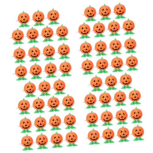 KOMBIUDA 60 STK Springendes Spielzeug Weihnachtsspielzeug Kürbis Uhrwerk Spielzeug Halloween-Spielzeug Halloween Pumpkin halloweenkürbis Desktop-Ornament Gastgeschenke für Kinder Plastik von KOMBIUDA