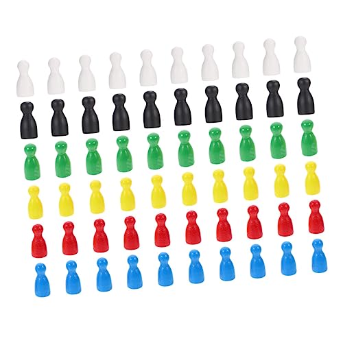 KOMBIUDA 60pcs Game Piece Tabletop Marker Strategie Game Component Game Requise Supply von KOMBIUDA