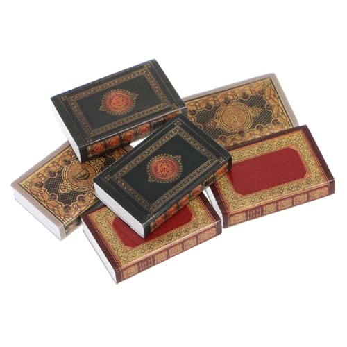 KOMBIUDA Miniatur-bücher 1:12 Für Puppenhaus Simulationsbuch-Modelle Zum Basteln Kleine Bibliothek Zubehör Mini-DIY-Accessoires Dekorative Puppenhausbücher KOMBIUDA Miniatur-bücher 1:12 Für Puppenhaus Simulationsbuch-Modelle Zum Basteln Kleine Bibliothek Zubehör Mini-DIY-Accessoires Dekorative Puppenhausbücher von KOMBIUDA