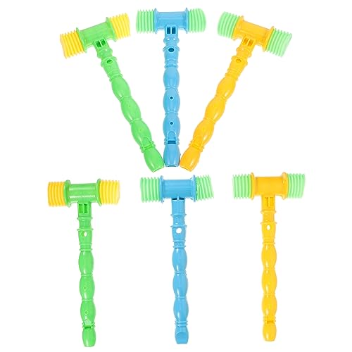 KOMBIUDA 6St bb Hammer lautes aufblasbarer Hammer Babyhammer kinderinstrumente musikinstrumente praktische Hammerspielzeuge Musikspielzeug für Babys Abs von KOMBIUDA