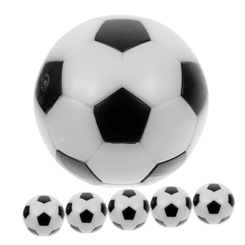 KOMBIUDA Tischfußballbälle 32mm Schwarz Weiß Mini Set Für Fußballtische von KOMBIUDA