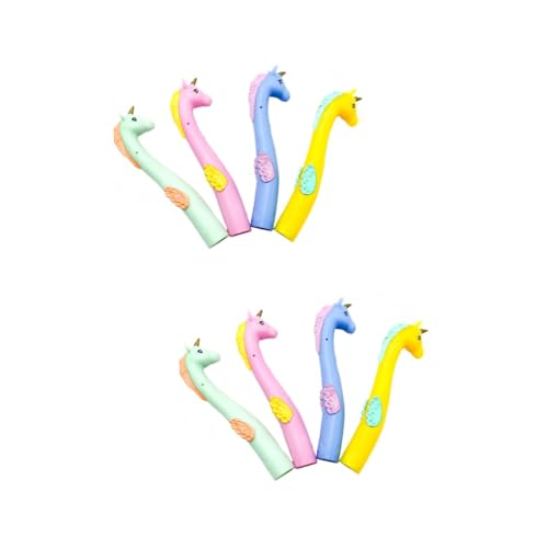 KOMBIUDA 8 STK Einhorn Badespielzeug für Kinder Einhorn-Fingerspielzeug Kidcraft-Spielset interaktives Spielzeug Unicorn Toys for Safe Toy Fingerpuppen Kinderspielzeug von KOMBIUDA