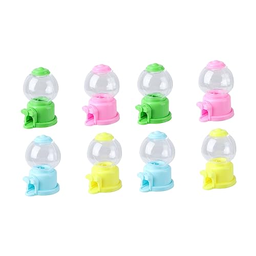 KOMBIUDA 8 Stück Drehende Zuckermaschine Spielzeug Für Kinder Münzbank Drehbare Bonbonfänger Bonbonbank Für Kinder Kleiner Kaugummispender Altmodischer Bonbon Mini Bonbonspender von KOMBIUDA