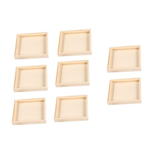 KOMBIUDA 8 Stück Teiliges Holz Puzzle Organizer Robuste Aufbewahrungs und Sortier Tabletts für Natürliches Material Praktische Puzzle Trays für Würfelspiele KOMBIUDA 8 Stück Teiliges Holz Puzzle Organizer Robuste Aufbewahrungs und Sortier Tabletts für Natürliches Material Praktische Puzzle Trays für Würfelspiele von KOMBIUDA