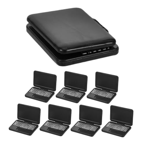 KOMBIUDA 8 Stück Teiliges Mini-Laptop Puppenhäuser Faltbare Kinderspielzeug-Computer aus Kunststoff Realistische Mini-Accessoires für Kreatives Rollenspiel und Frühe Technologische Bildung KOMBIUDA 8 Stück Teiliges Mini-Laptop Puppenhäuser Faltbare Kinderspielzeug-Computer aus Kunststoff Realistische Mini-Accessoires für Kreatives Rollenspiel und Frühe Technologische Bildung von KOMBIUDA