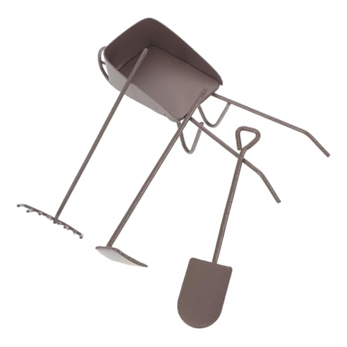 KOMBIUDA 8 Stück Teiliges Miniatur Gartengeräte Realistische Puppenhaus Gartenzubehör mit Schubkarre Schaufel Rechen für Sukkulentenpflege und Bonsai Vielseitige Miniatur Gartenwerkzeuge KOMBIUDA 8 Stück Teiliges Miniatur Gartengeräte Realistische Puppenhaus Gartenzubehör mit Schubkarre Schaufel Rechen für Sukkulentenpflege und Bonsai Vielseitige Miniatur Gartenwerkzeuge von KOMBIUDA