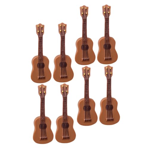 KOMBIUDA 8 Stück Teiliges Miniatur Gitarren Modell aus Resin Realistische Musikinstrumente für Puppenhaus Dekoration Kompakt Langlebig Detailgetreue Mini Gitarren Requisiten für Miniatur KOMBIUDA 8 Stück Teiliges Miniatur Gitarren Modell aus Resin Realistische Musikinstrumente für Puppenhaus Dekoration Kompakt Langlebig Detailgetreue Mini Gitarren Requisiten für Miniatur von KOMBIUDA