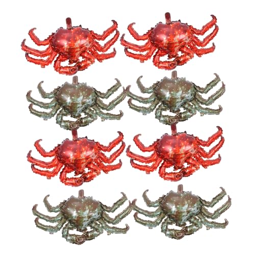 KOMBIUDA 8 Stück Teiliges Realistische Krabben Folienballons Aufblasbare Tier-deko für Meeres-themenpartys Leicht Transportierbare Aluminium-dekoration für Aquarium Geburtstag Festival und KOMBIUDA 8 Stück Teiliges Realistische Krabben Folienballons Aufblasbare Tier-deko für Meeres-themenpartys Leicht Transportierbare Aluminium-dekoration für Aquarium Geburtstag Festival und von KOMBIUDA