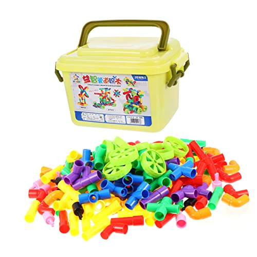 KOMBIUDA 88 Teiliges Kreatives Wasser Baustein Set Für Lernspielzeug Für Frühe Bildung DIY Konstruktionsspielzeug Zufälligen Farben Ideal Für Den Garten Oder Wasserspaß von KOMBIUDA