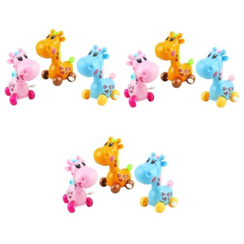 KOMBIUDA 9 STK Aufzieh-Giraffe Kinder Wickeln Spielzeug Auf Spielzeug Für Kleinkindjungen Giraffen-uhrwerkspielzeug Kleine Spielzeuge Für Kinder Kleinkindspielzeug Kinder Spielset von KOMBIUDA