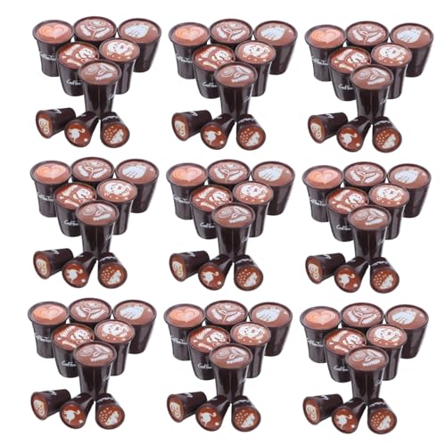 KOMBIUDA 90 Stück Teiliges Miniatur-kaffeetassen-Set Japanische Resin-tassen mit Latte Art Winzige Puppenhaus-küchen-deko Kindersichere Mini-getränkebecher für DIY Vielseitig Nutzbar für KOMBIUDA 90 Stück Teiliges Miniatur-kaffeetassen-Set Japanische Resin-tassen mit Latte Art Winzige Puppenhaus-küchen-deko Kindersichere Mini-getränkebecher für DIY Vielseitig Nutzbar für von KOMBIUDA