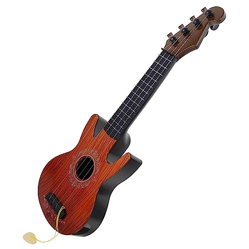 KOMBIUDA Anfänger Gitarre Mini-Ukulele-Spielzeug Kleinkind Gitarre Kinder Gitarre Ukulele Für Anfänger Musikalisches Entwicklungsspielzeug Gitarre Musikalisches Plastik von KOMBIUDA