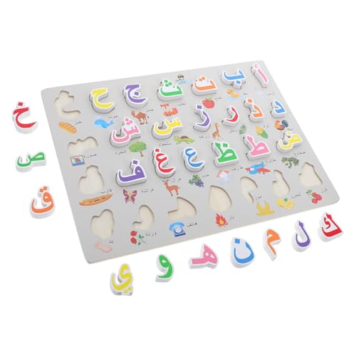 KOMBIUDA Interaktive Alphabet Bord Kleinkind Spielzeug Buchstaben Puzzle Frühen Lernen Baby Puzzle Holz von KOMBIUDA