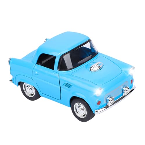 KOMBIUDA Automodell zurückziehen Autotaschentücher Cartoon- Retro- Mini-Werkzeuge Kinderfahrzeug Trägheitsauto Pull-Back-Fahrzeugmodell Legierung Blue von KOMBIUDA