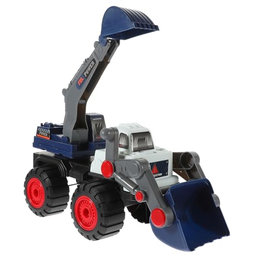 KOMBIUDA Bagger Baufahrzeug Modell Blaues Engineering Fahrzeug Langlebiger Kipplaster und Excavator Kreatives Interaktives für Jungen Motorik und Fantasie KOMBIUDA Bagger Baufahrzeug Modell Blaues Engineering Fahrzeug Langlebiger Kipplaster und Excavator Kreatives Interaktives für Jungen Motorik und Fantasie von KOMBIUDA