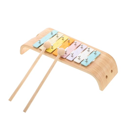 KOMBIUDA Bayin Daqin Musikinstrument Schlägel Percussion Xylophon Instrumente Für Kinder -Instrumente Handklopfendes Musikspielzeug Glockenspiel Xylophon Kognitives Spielzeug Hölzern von KOMBIUDA