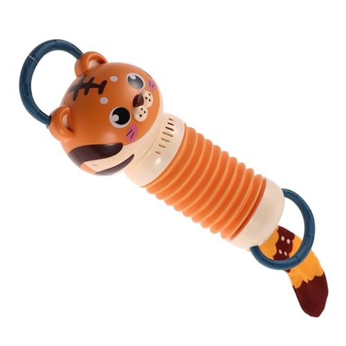 KOMBIUDA Cartoon Tiger Akkordeon Realistisches Instrumentenspielzeug Gefälschtes Akkordeon Instrument Gefälschtes Tiger Akkordeon Realistisches Tiger Akkordeon von KOMBIUDA