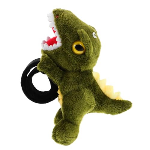 KOMBIUDA Dinosaurier Plüschtier Motorrad Deko Mini Kuscheltier Anhänger Grüne Handgriff Verzierung Party Favor KOMBIUDA Dinosaurier Plüschtier Motorrad Deko Mini Kuscheltier Anhänger Grüne Handgriff Verzierung Party Favor von KOMBIUDA