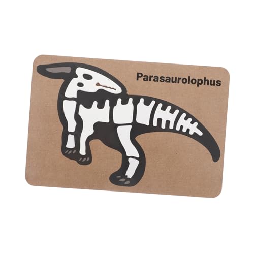 KOMBIUDA Dinosaurier-fossilien-Puzzle Dinosaurierskelette Für Kinder Dinosaurierspielzeug Für Kleinkinder Dinosaurier-Puzzle Für Kinder 3D-Dinosaurier-Puzzle Puzzle Aus Holz Hölzern von KOMBIUDA