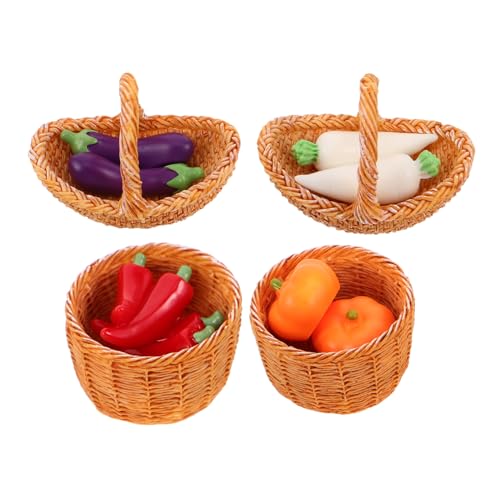 KOMBIUDA Dolhouse Küchen Ausstellungsminiaturen Auberginen Miniaturmodell Puppenhaus Obst Und Gemüse Puppenhaus Miniatur Einkaufskorb Dolhouse Gefälschtes Mini Gemüse Miniatur KOMBIUDA Dolhouse Küchen Ausstellungsminiaturen Auberginen Miniaturmodell Puppenhaus Obst Und Gemüse Puppenhaus Miniatur Einkaufskorb Dolhouse Gefälschtes Mini Gemüse Miniatur von KOMBIUDA