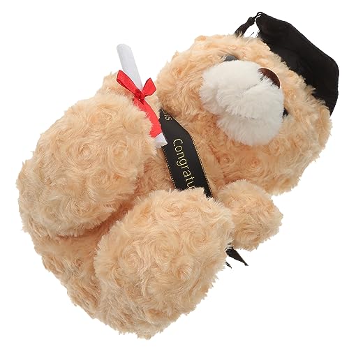 KOMBIUDA Dr. Bärenpuppe für kinderspielzeug spielzeuge Stuffed Soft Toys für freundinen Abschluss Bär Abschluss Stoffbär Baumwolle von KOMBIUDA