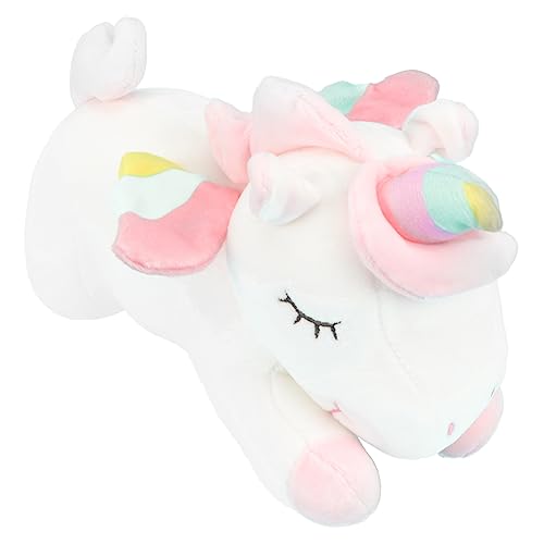 KOMBIUDA Einhorn Plüschtier Kuschelkissen Regenbogenfarben Weiches Stofftier Für Niedliches Einhornspielzeug Perfektes Für Mädchen von KOMBIUDA