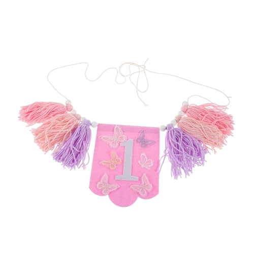 KOMBIUDA Elegante Butterfly Tassel Dekoration für Hochstuhl Wiederverwendbare Partydekoration für Verschiedene für Jungen und Mädchen Festliche für Shower und Geburtstagsfeiern KOMBIUDA Elegante Butterfly Tassel Dekoration für Hochstuhl Wiederverwendbare Partydekoration für Verschiedene für Jungen und Mädchen Festliche für Shower und Geburtstagsfeiern von KOMBIUDA
