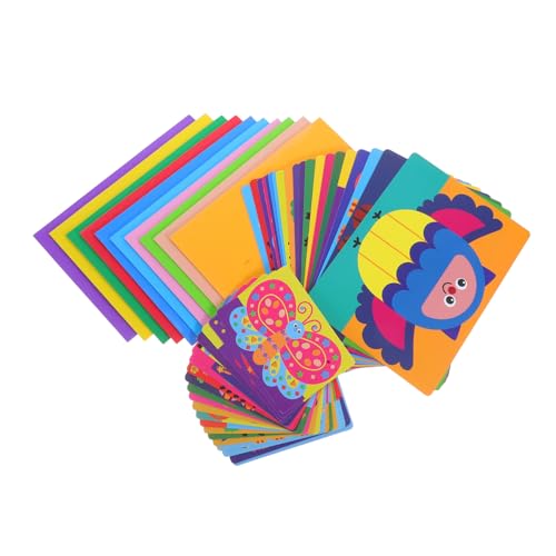 KOMBIUDA Eva Schaumstoff Sticker DIY Tiermotive Kreatives Lernspielzeug für Kleinkinder Wiederverwendbares Bastelset für Vorschule Leichtes Kindersicheres Material Fördert Kognitive KOMBIUDA Eva Schaumstoff Sticker DIY Tiermotive Kreatives Lernspielzeug für Kleinkinder Wiederverwendbares Bastelset für Vorschule Leichtes Kindersicheres Material Fördert Kognitive von KOMBIUDA