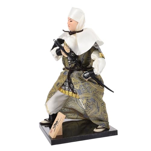 KOMBIUDA -Figur -Puppe Asiatische Kimonopuppen Desktop- Traditioneller Japanischer Kimono Japanische Kriegerfigur Japanische -kriegerstatue -Statue Abs von KOMBIUDA