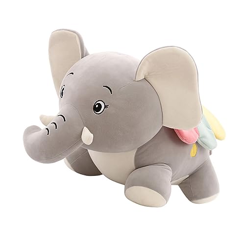 KOMBIUDA Fliegender Elefant aus Plüsch für kinderspielzeug spielzeuge ' Toy Soft Toy Plüsch-Elefantenpuppe Spielzeugdekoration im Schlafzimmer PP Baumwolle Grey von KOMBIUDA