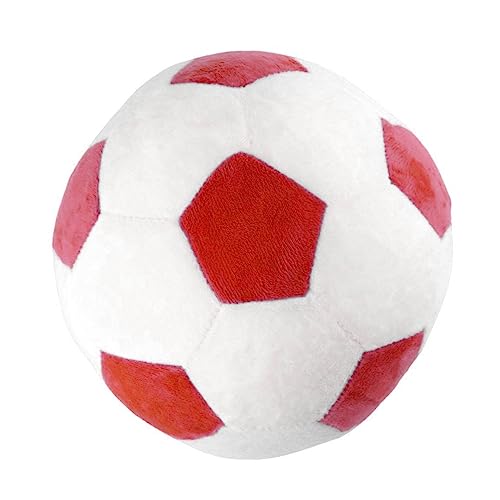 KOMBIUDA Fußballspielzeug für kinderspielzeug Children Toys Plüschfußball Fußball gefülltes spielzeuge Mini-Fußball Taillenpolsterball Kissenball werfen rot von KOMBIUDA