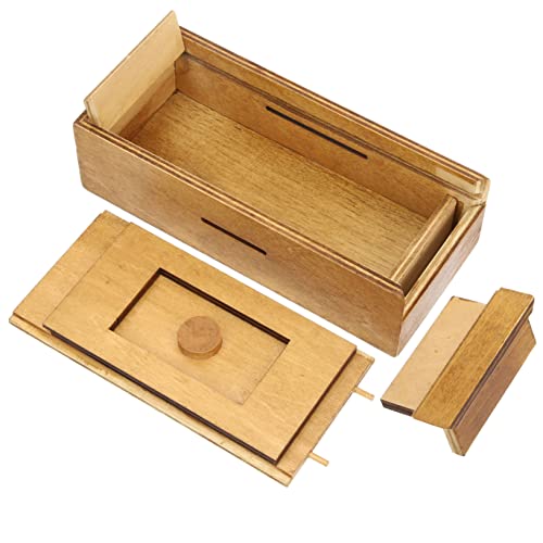 KOMBIUDA Geheime Puzzlebox Mit Verstecktem Fach Kreatives Denkspiel Für Ideale Geschenkidee Für Geldgeschenke Fördert Die Kognitive Entwicklung Und Das Logische Denken von KOMBIUDA