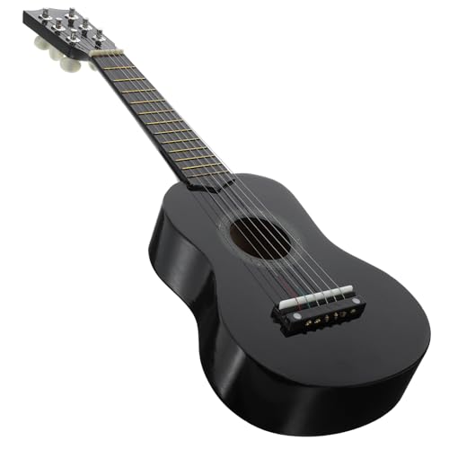 KOMBIUDA Gitarrenspielzeug Für Gitarre Für , Anfänger Gitarre Zum Üben Gitarreninstrument Gitarre Für Anfänger Gitarren- Üben Gitarre Holz Gitarre Hölzern Black von KOMBIUDA