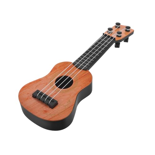 KOMBIUDA Gitarrenspielzeug Für Kinder Spielzeug Für Lerninstrumente Mini-Musikinstrument Musikalisches Lernspielzeug Kinderspielzeug Ukulele Kinder-Instrument-Spielzeug Yellow Abs von KOMBIUDA