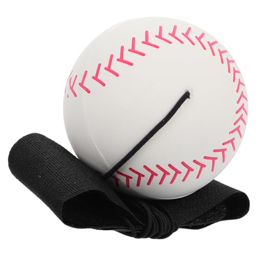 KOMBIUDA Handgelenkelastischer Baseball Gefälligkeiten Für Sportpartys Baseball Klebriger Ball Rückprallball Handgelenktrainerball Hüpfball Am Handgelenk Kleine Hüpfbälle Ballrücklauf Stoff von KOMBIUDA