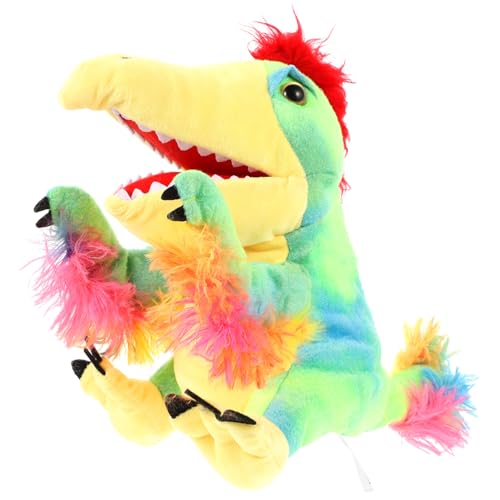 KOMBIUDA Handpuppen Dinosaurier Für Kreative DIY Handpuppe Für Geschichtenerzählen Weiche Ungiftige Cartoon Dinosaurier Handpuppe Für Rollenspiele Und Lernspiele von KOMBIUDA