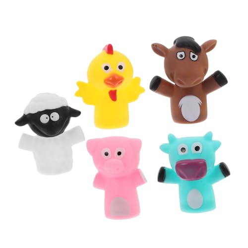 KOMBIUDA Handpuppen Für Lustige Tier Fingerpuppen Aus Strapazierfähigem Material Ideales Für Kreative Geschichten Und Fingerenspiele üße Fingerpuppen Für von KOMBIUDA